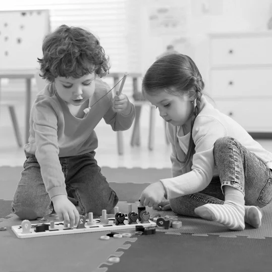 Niños conviviendo como parte de su desarrollo